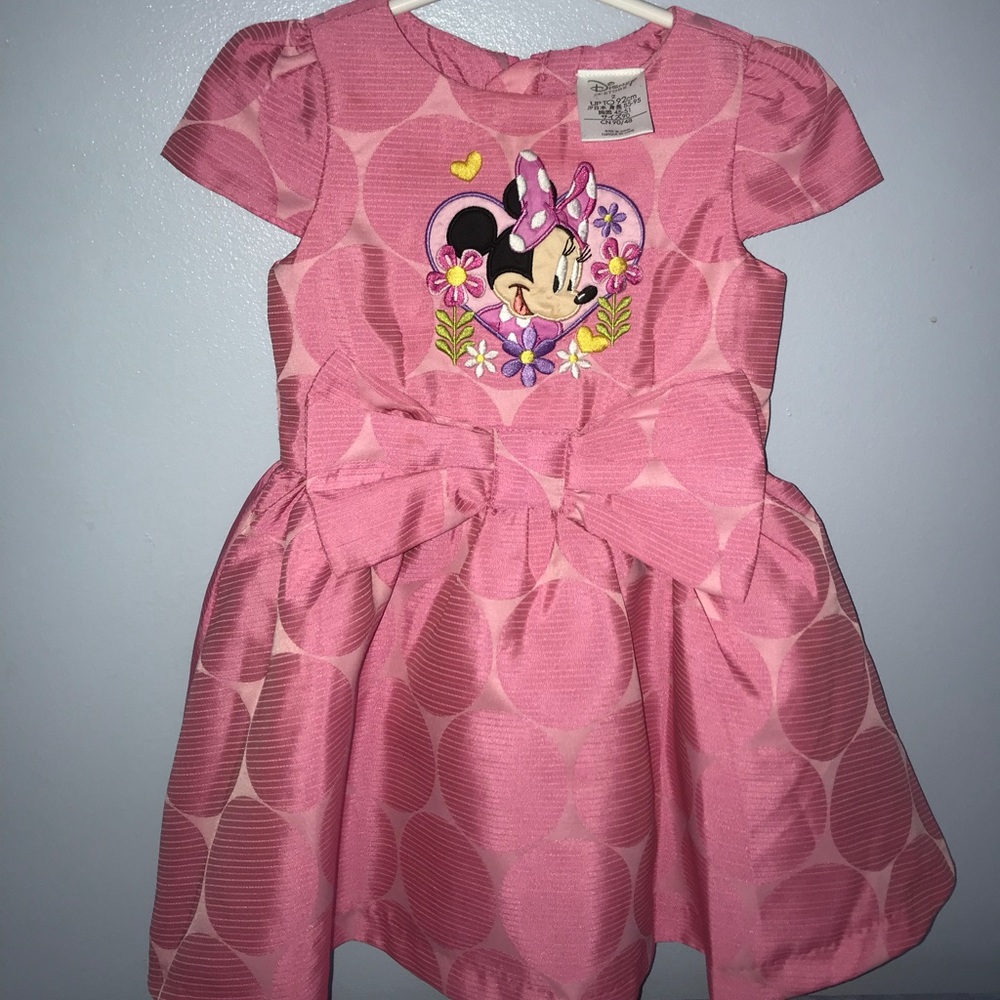 Pink Minnie Mouse dress sIze 2t